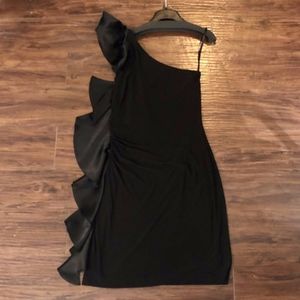 WHITE HOUSE BLACK MARKET One Shoulder Dress
